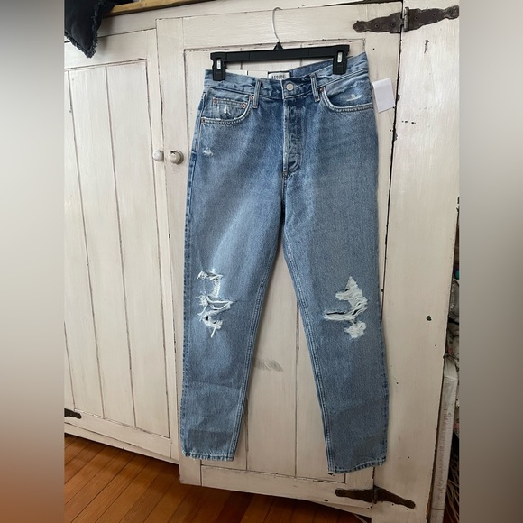 Agolde Fen High Rise Relaxed Taper in Wander NWT NBW - Picture 4 of 10